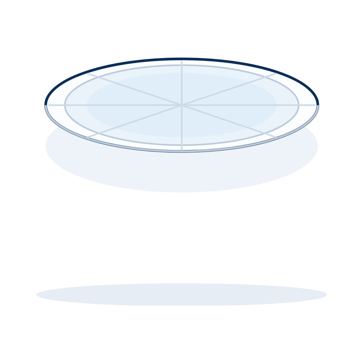 CliniEco sterile 100 x 15 mm petri dish used for poured culture media