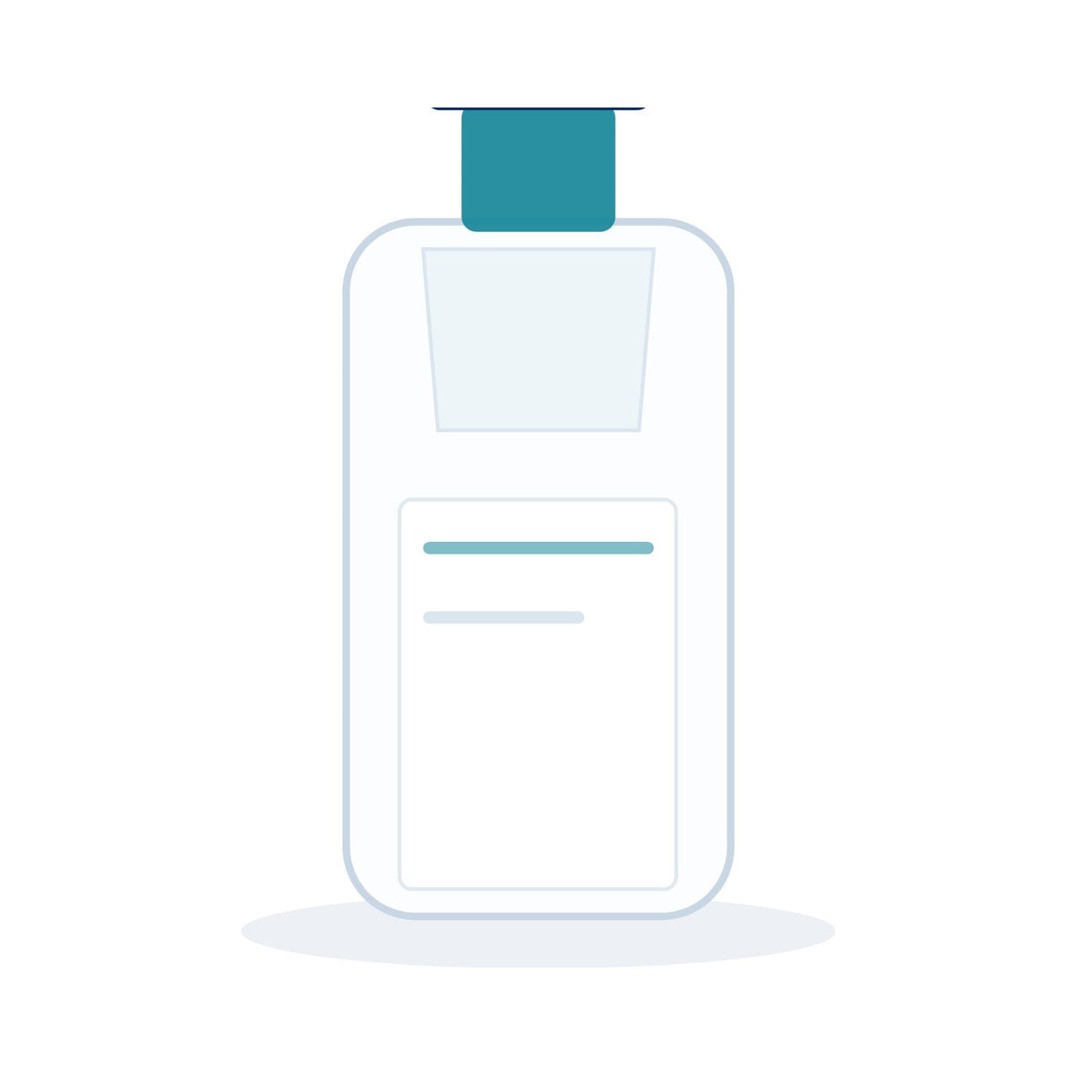 Contact lens and eye care consumable staged on a clean bench in an eye care practice