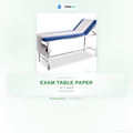 CliniEco Medical Exam Table Paper — 21-inch × 125ft, Smooth Perforated Roll