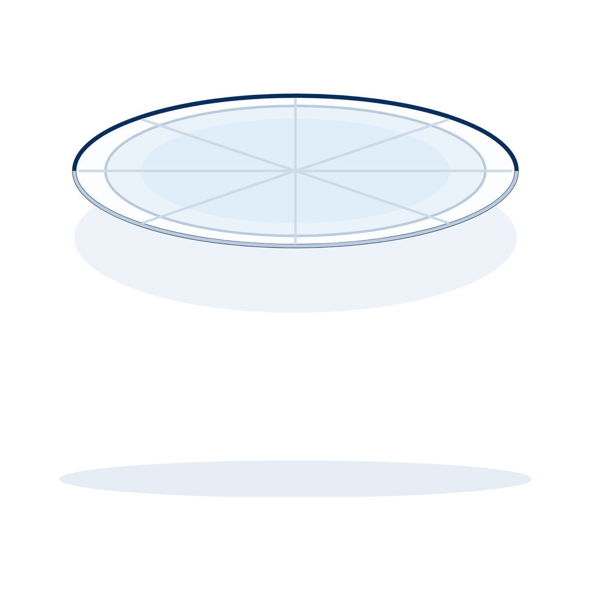 Sterile Petri Dish 100 × 15 mm — Polystyrene, 500/Case