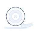 Medical Tape — Transparent, 1" × 10 yd, 12 Rolls/Box