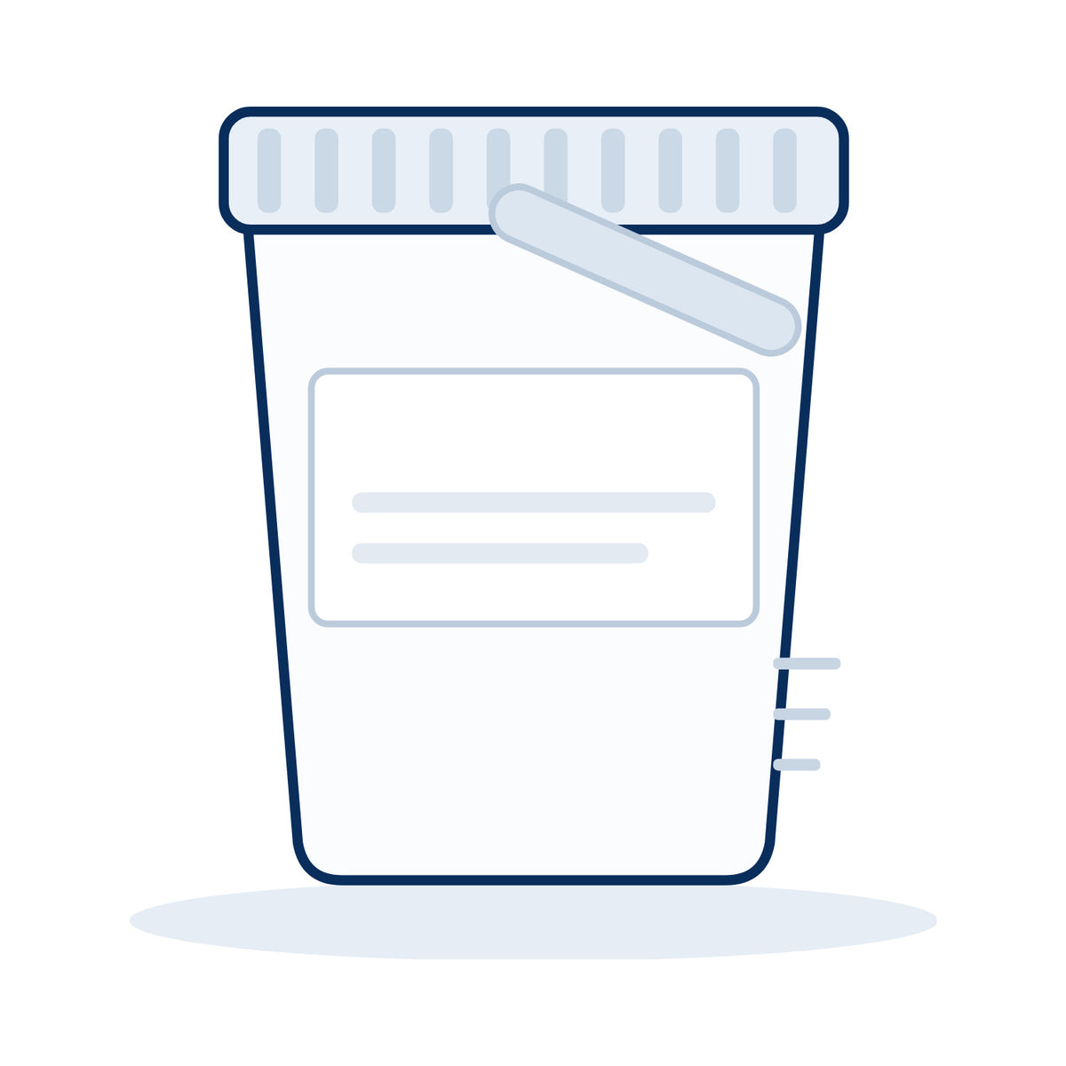Stool Collection Kit — Sterile, with Scoop & Label, 100/Pack