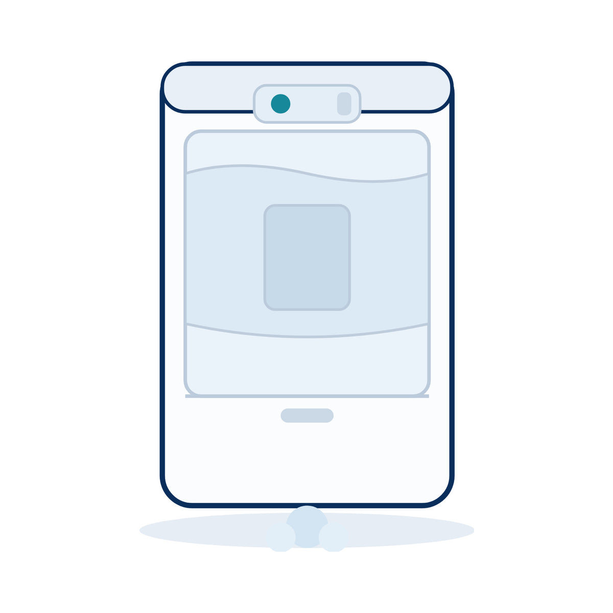 CliniEco Touch-Free Foam Soap Dispenser — 1200 ml Sealed-Pouch System, Wall-Mounted