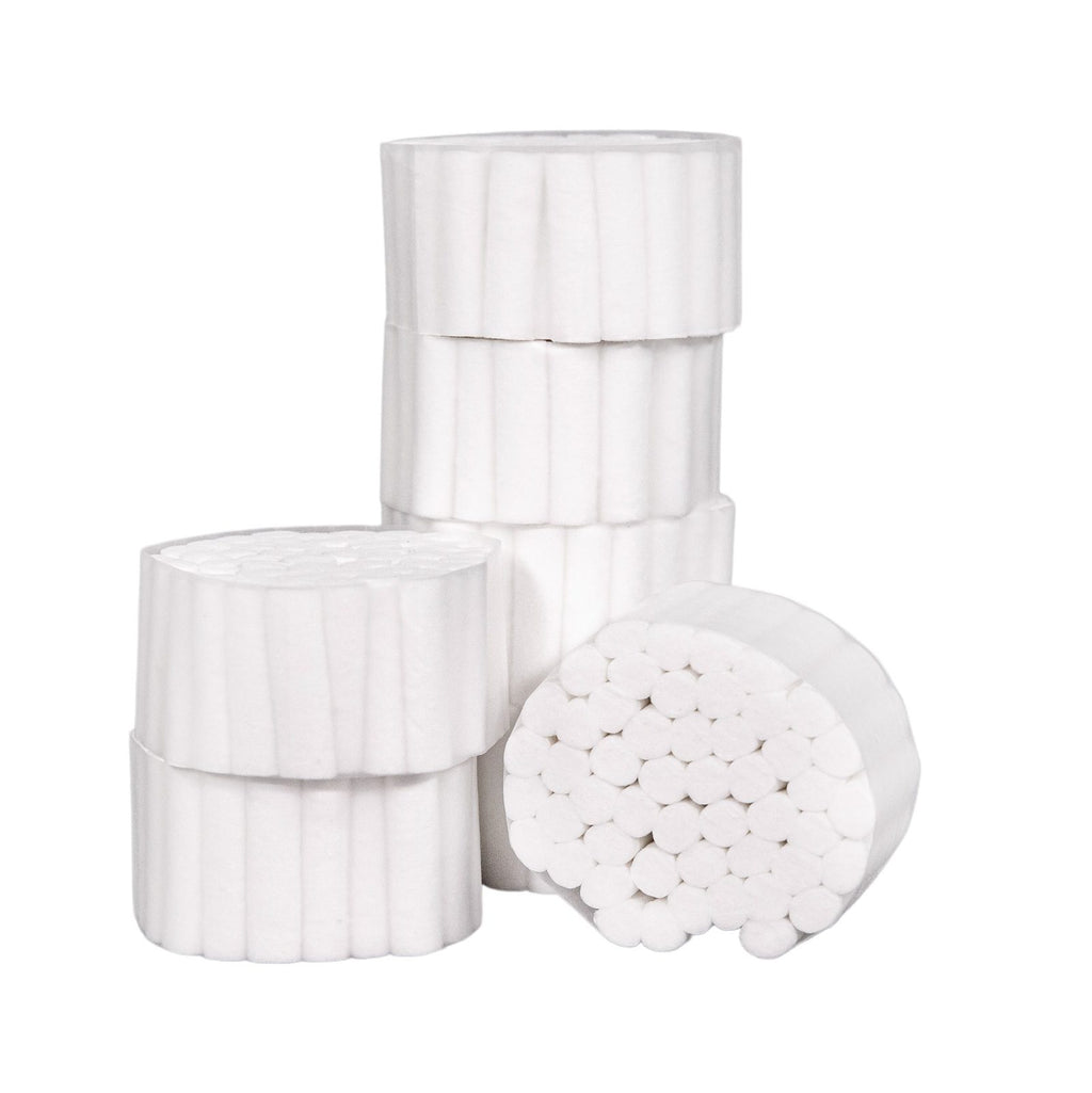 Aurelia Cotton Rolls — #2 Medium, 1.5" × 3/8", 2,000/Box