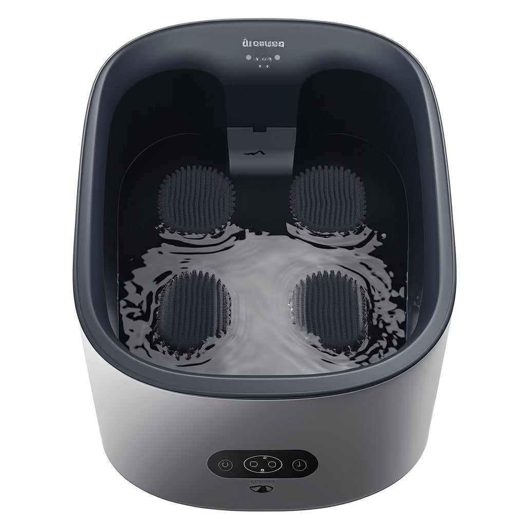 CliniEco Foot Spa Massager - Electric Foot Bath with Heat & Vibration