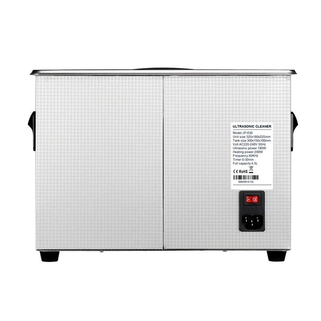 CliniEco Ultrasonic Cleaner — rear