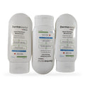 Aurelia DermaSeptyl 2-in-1 hand sanitizer, 60 mL — three bottles, centre bottle slightly forward