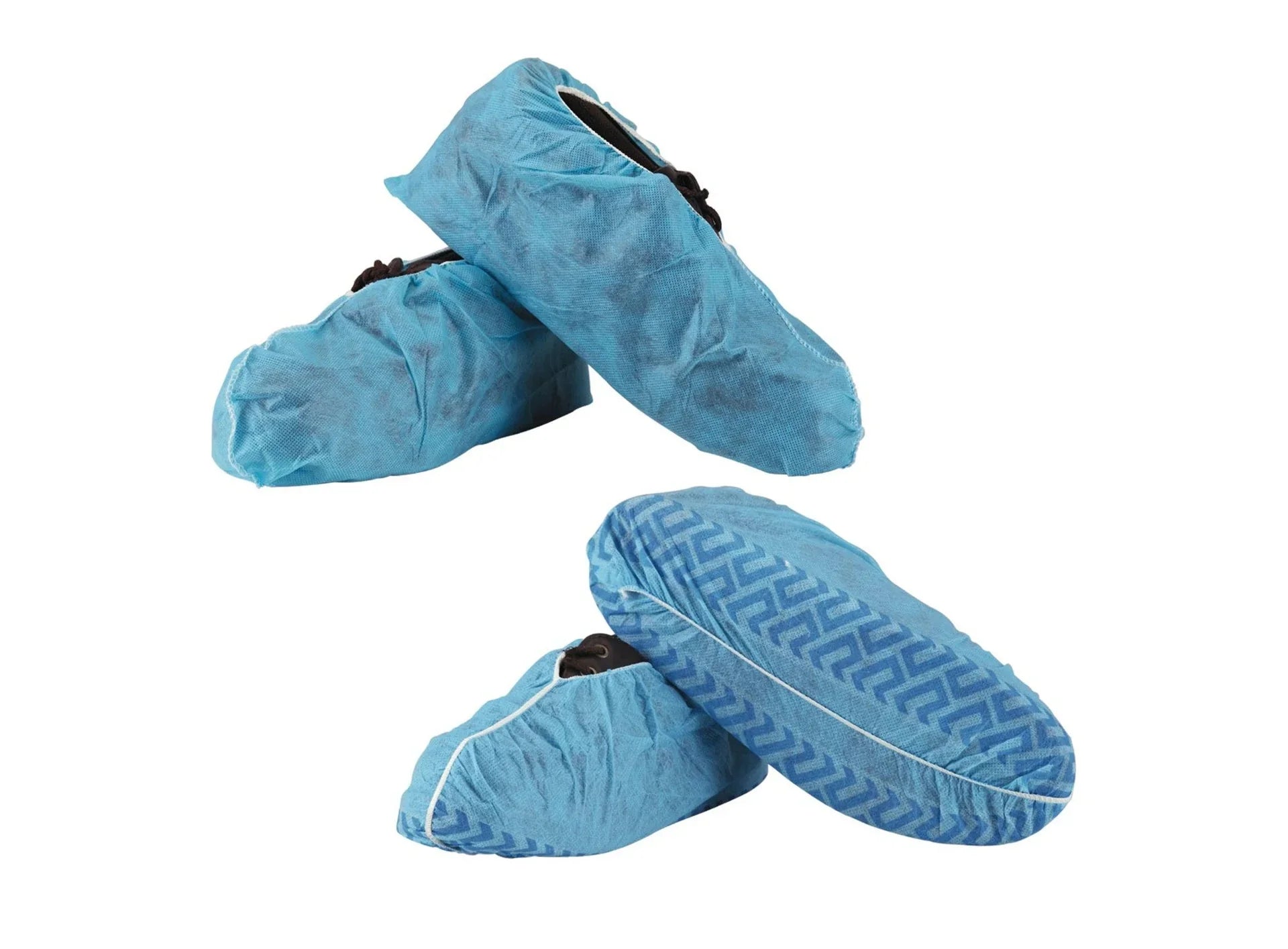 CliniEco Medical Shoe Covers — PP Non-Woven, Non-Slip Sole, 100-Pack