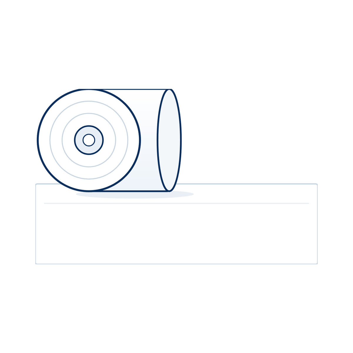 CliniEco Examination Table Paper — Smooth, 18″ × 225 ft (Case of 12 Rolls) — main product photo
