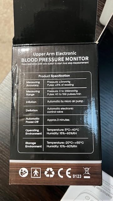 CliniEco Automatic Blood Pressure Monitor — Upper Arm, Larg