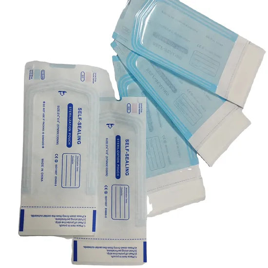 CliniEco Medical Sterilization Pouch — Class 4 Dual Indicator, Assorted Sizes (200-Pack)
