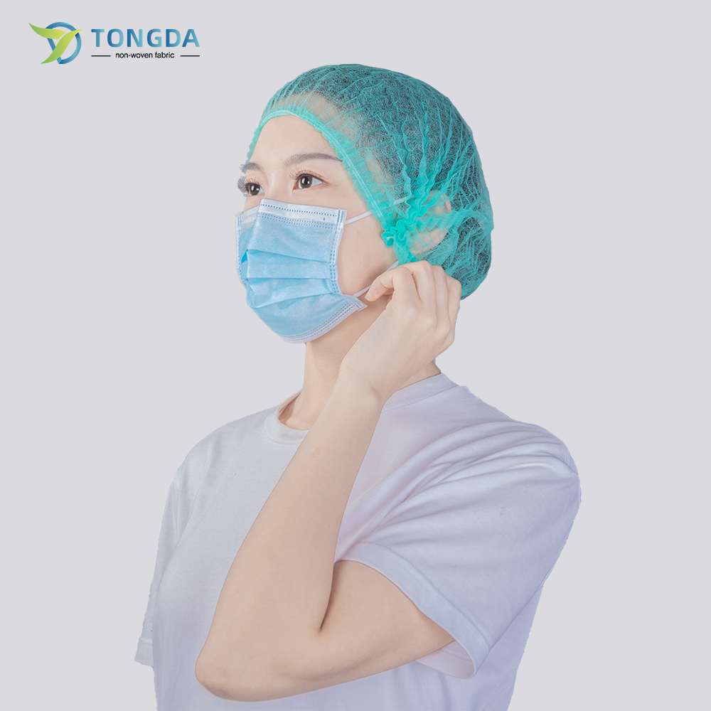 CliniEco Medical Bouffant Caps — 24-inch, Non-Woven, 100-Pack — additional view