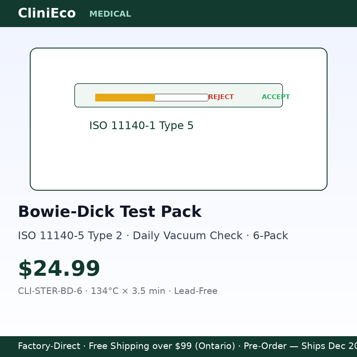 CliniEco Sterilization Compliance Assistant Kit — Complete Dental Sterilization Bundle