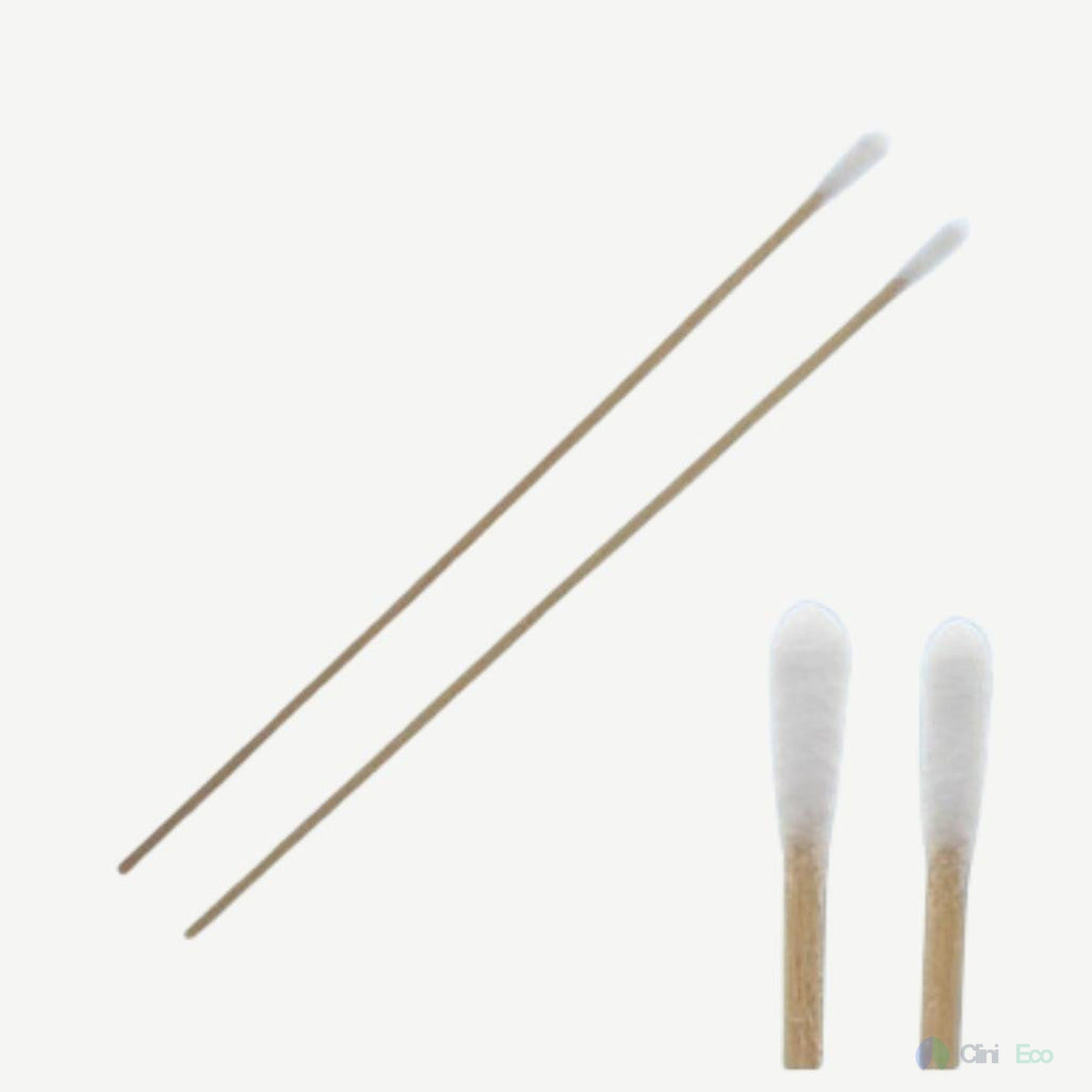 CliniEco Medical Cotton Swabs — Sterile Individually Wrapped, 200-Pack — additional view