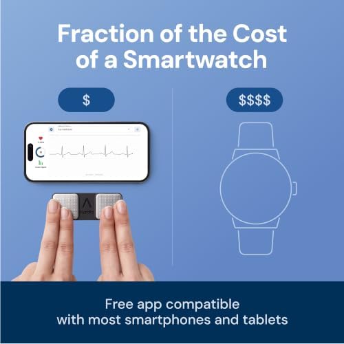 EcoSource Personal ECG Monitor — Handheld 1-Lead EKG, Portab