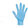 Aurelia Nitrile Examination Gloves — Protégé 4.0 mil, Powder-Free, Chemo-Grade, 100 Count