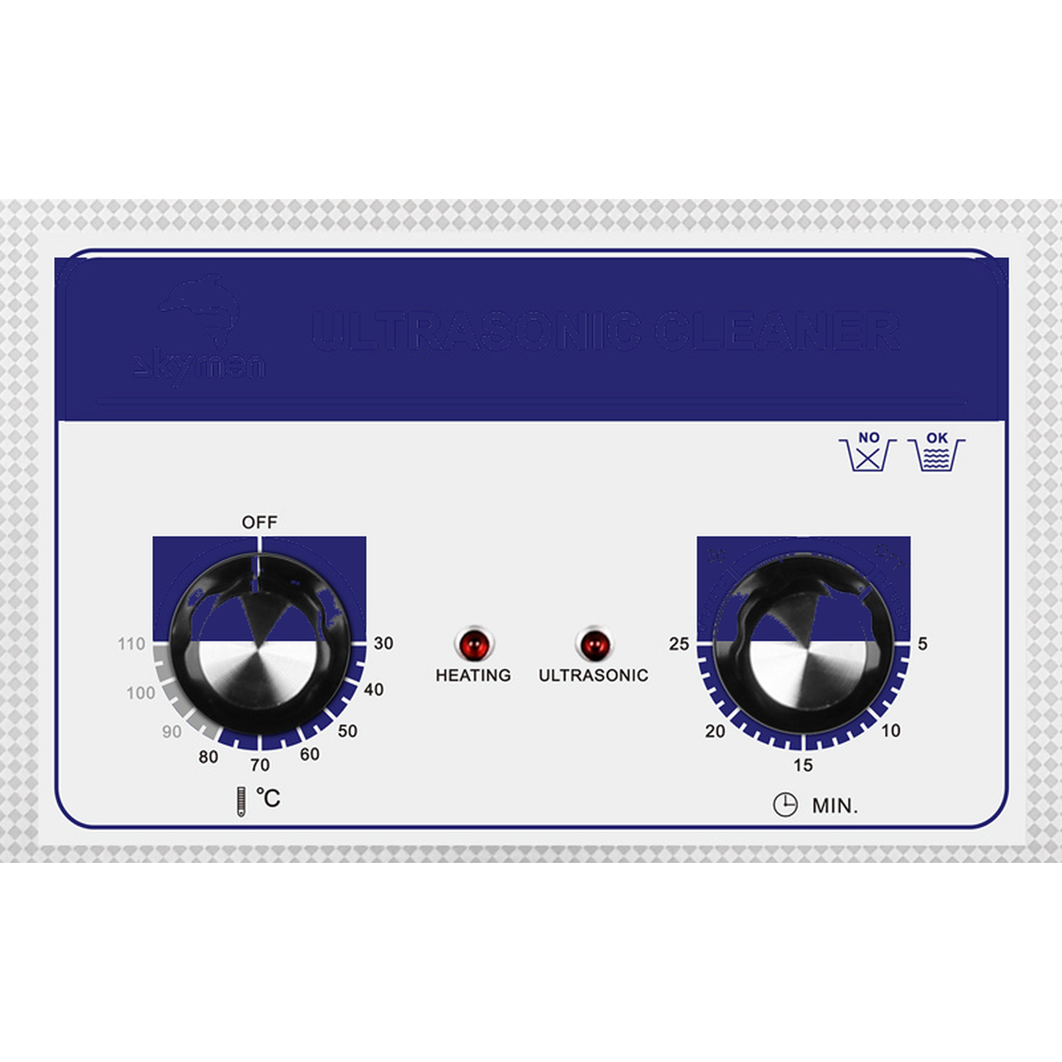 CliniEco Ultrasonic Cleaner — panel
