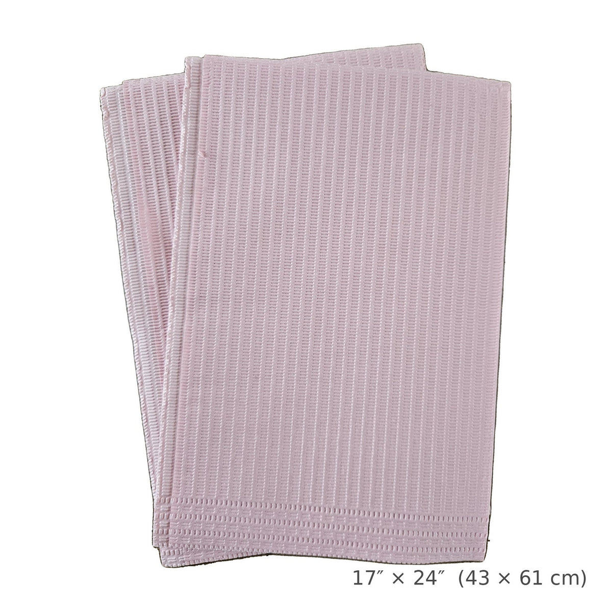 Aurelia dental bibs 17 x 24 in (43 x 61 cm) - pink, single bib