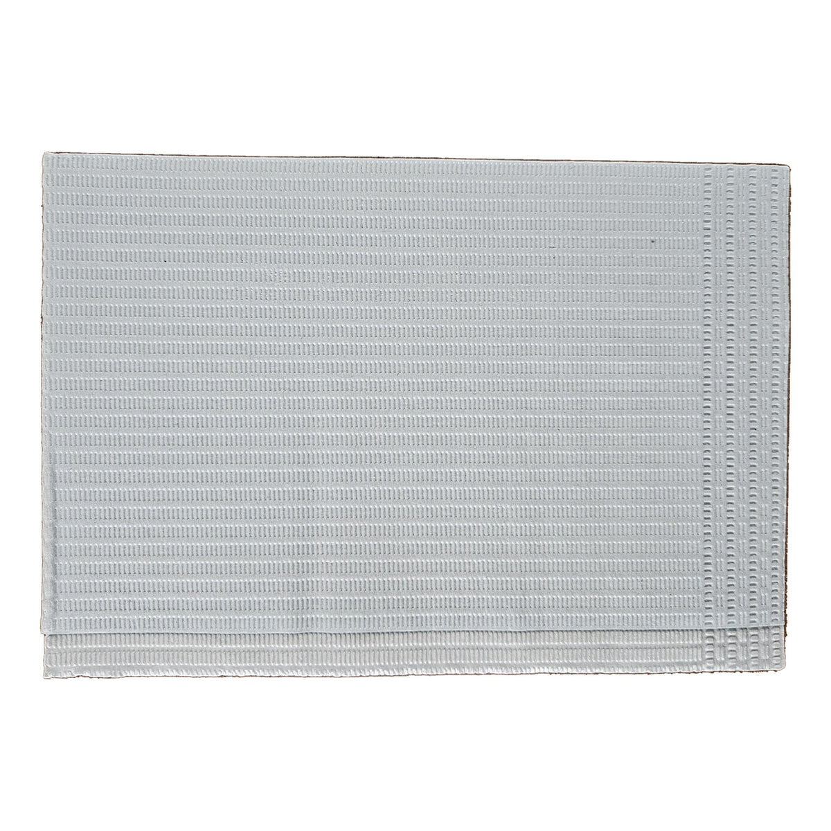 Aurelia dental bibs, white, two bibs laid flat on white background