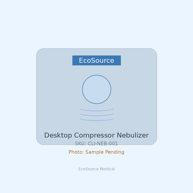Desktop Compressor Nebulizer — Medical-Grade Aerosol Therapy for Asthma & COPD - Respiratory - CliniEco Medical Canada