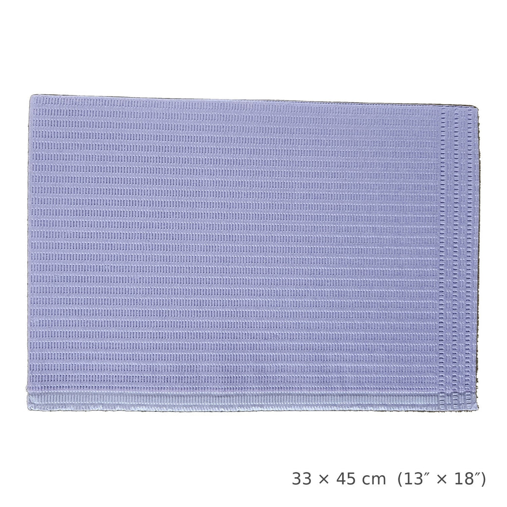 CliniEco dental bibs 33 x 45 cm (13 x 18 in) - lavender, single bib