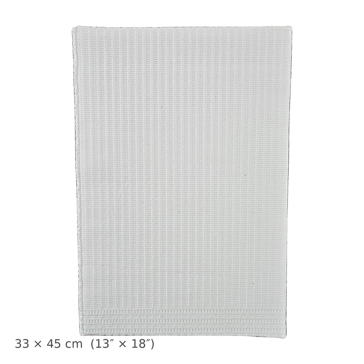 CliniEco dental bibs 33 x 45 cm (13 x 18 in) - white, single bib