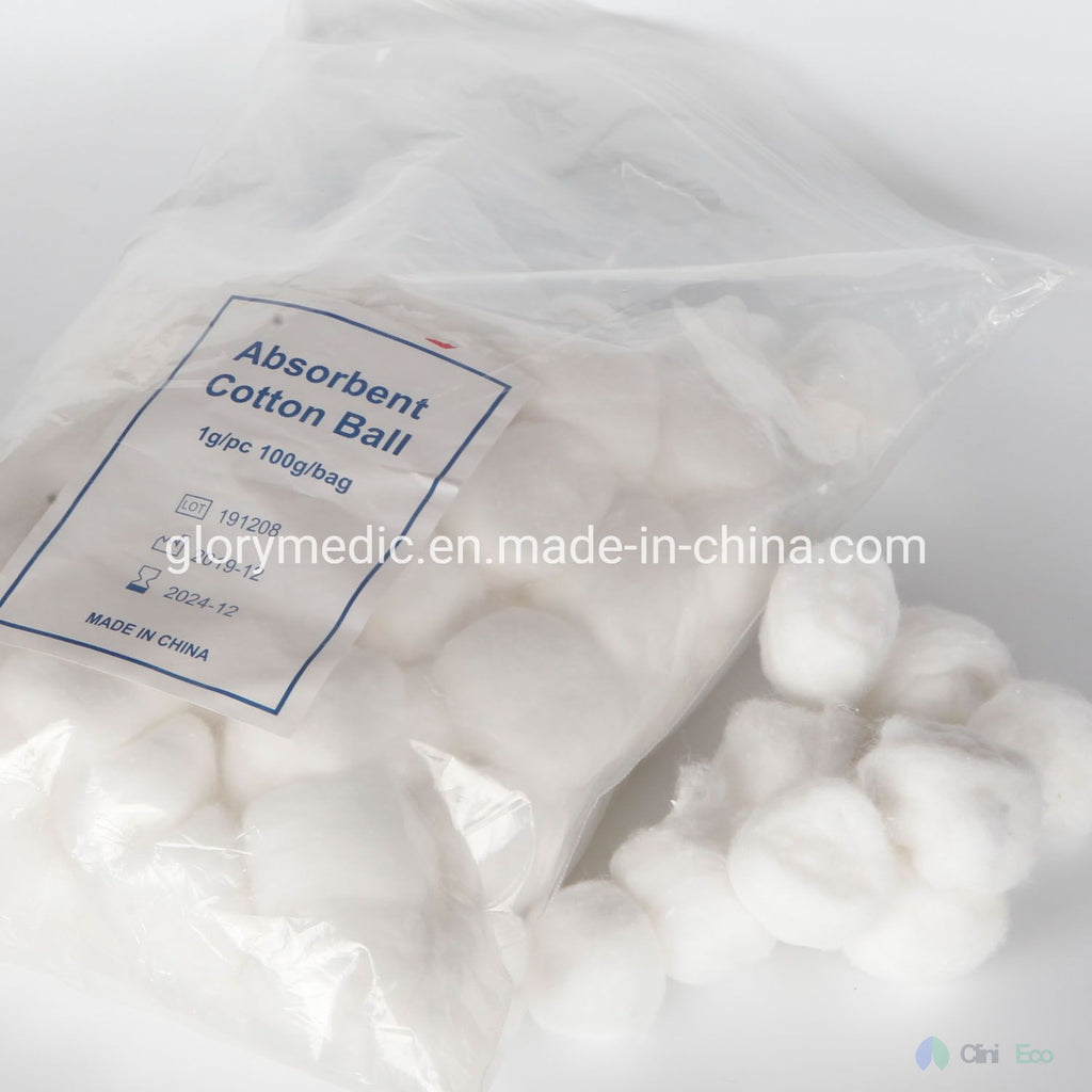 CliniEco Cotton Swabs - Sterile, 6 Inch, Double-Tipped, 100 Pcs