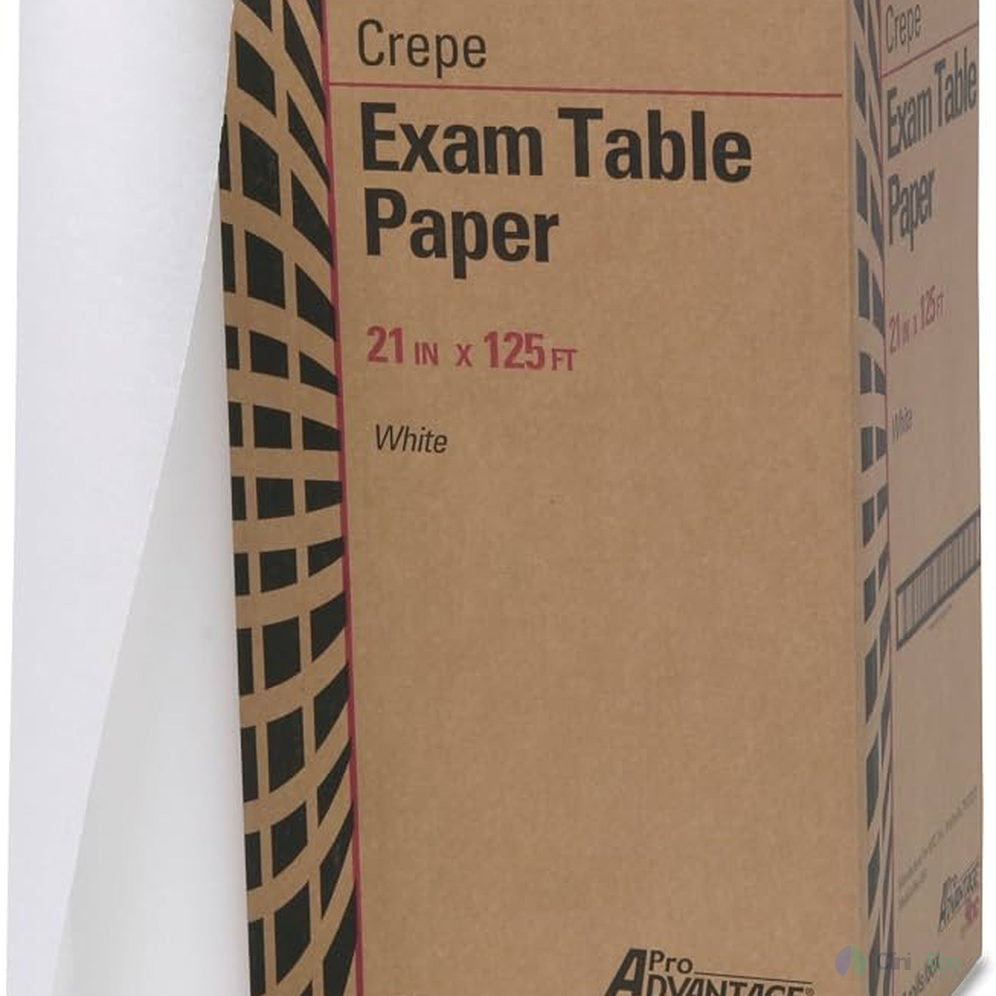 CliniEco Exam Table Paper - 18 Inch x 200 Feet, Smooth, White