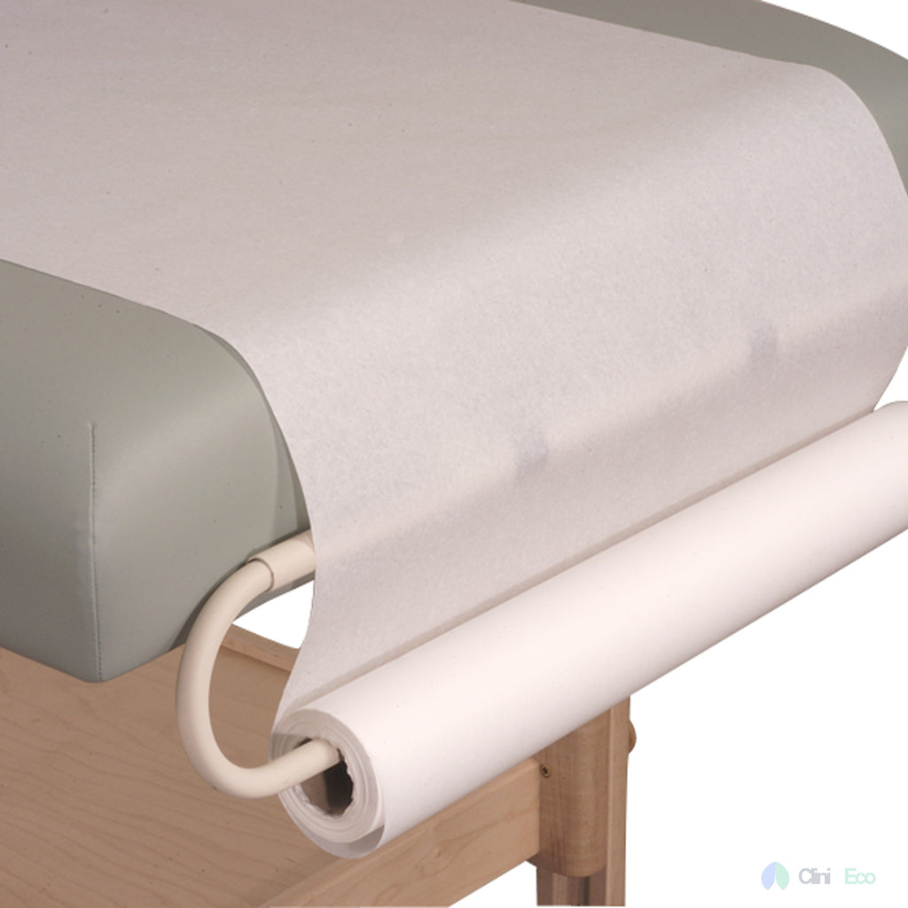 CliniEco Exam Table Paper - 18 Inch x 200 Feet, Smooth, White