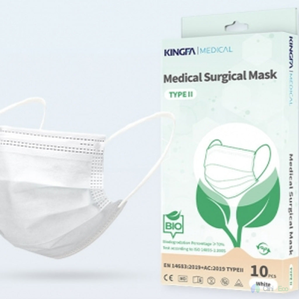 CliniEco Medical Face Masks - 3-Ply, ASTM Level 1, Procedural Mask