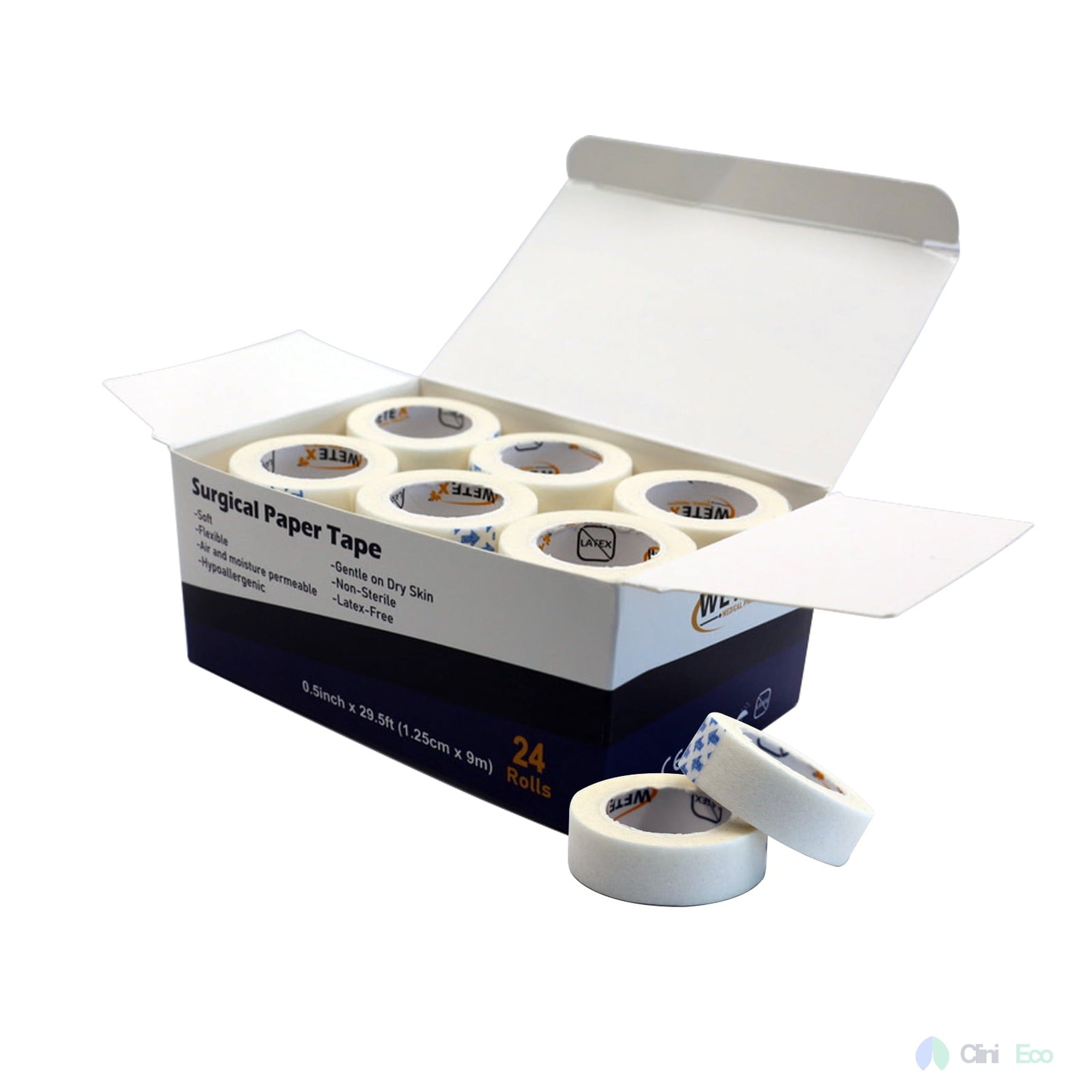CliniEco Medical Tape - Hypoallergenic, Paper, 1 Inch x 10 Yards