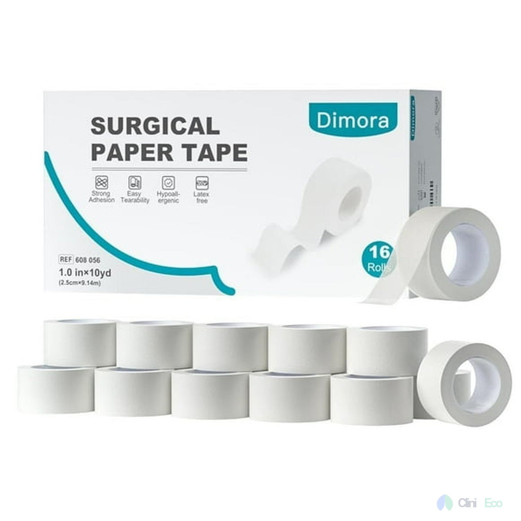 CliniEco Medical Tape - Hypoallergenic, Paper, 1 Inch x 10 Yards