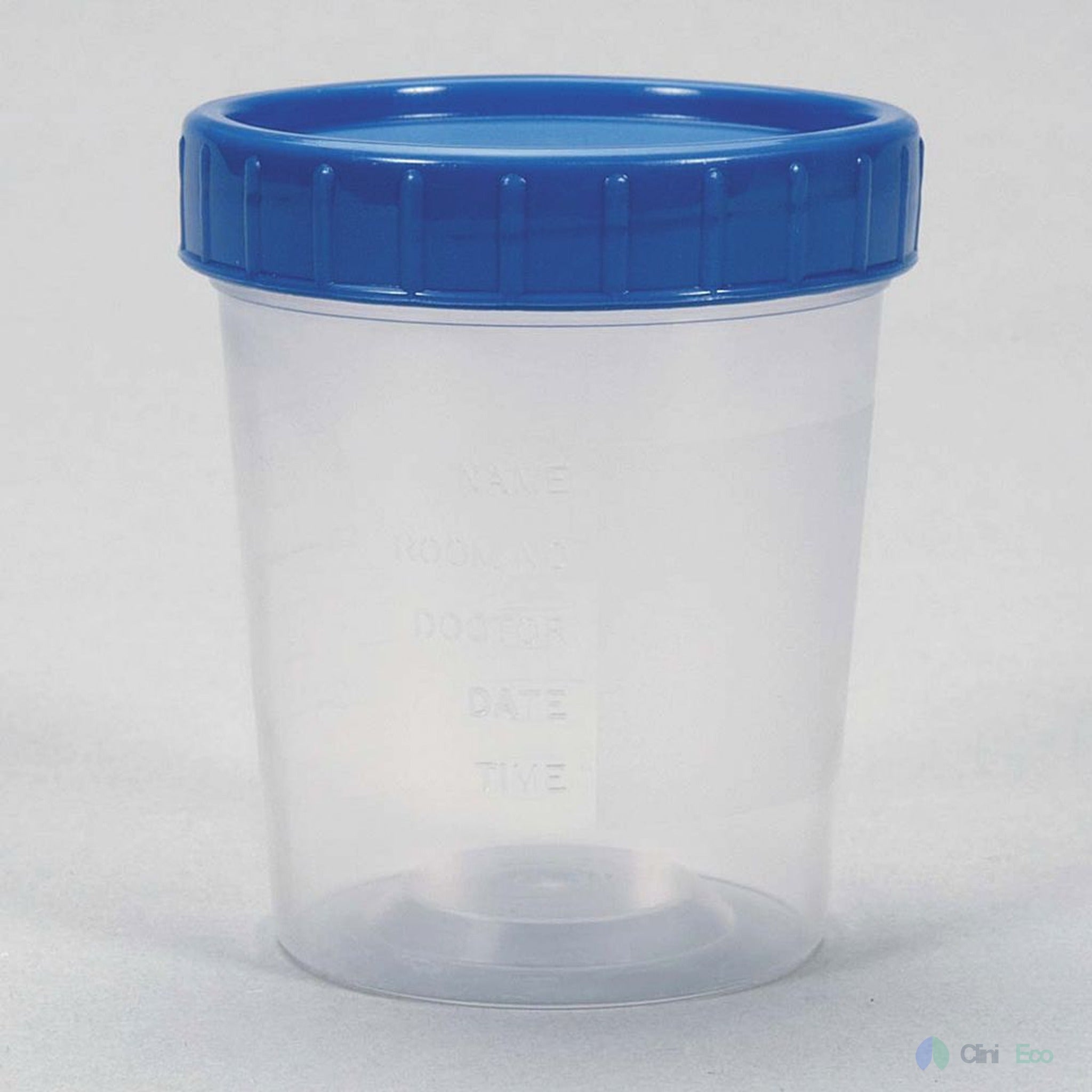 CliniEco Specimen Cups - Graduated, Leak-Proof, 90 mL, 100 Pcs