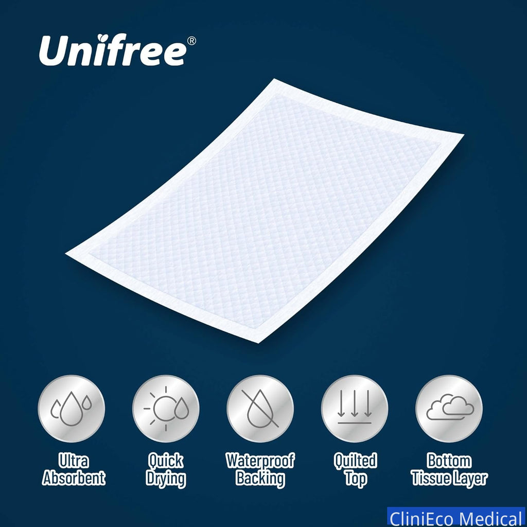 Disposable Underpads - Heavy Absorbency, 30x36 Inch - Underpads - CliniEco Medical Canada