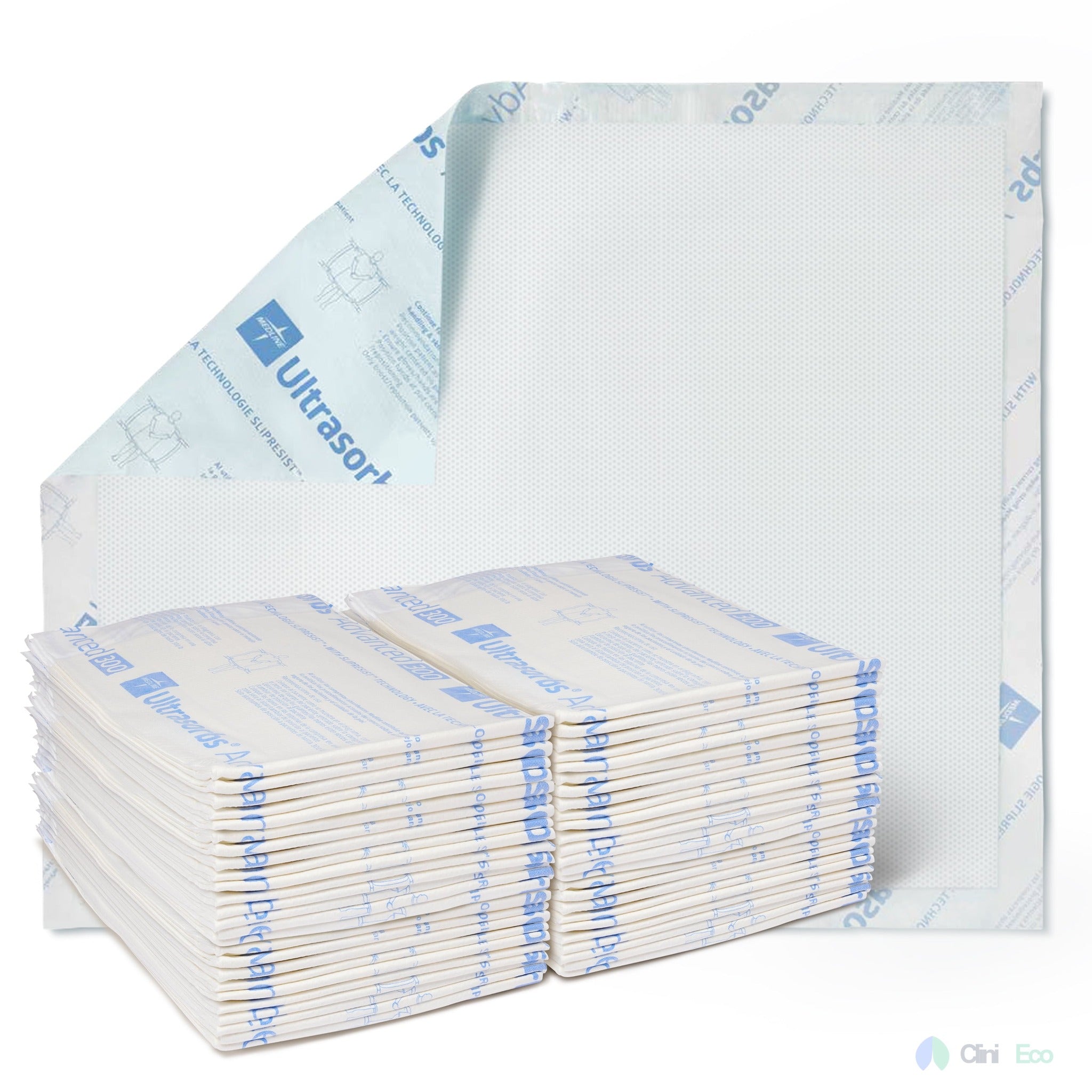 CliniEco Disposable Underpads - Heavy Absorbency, 30x36 Inch