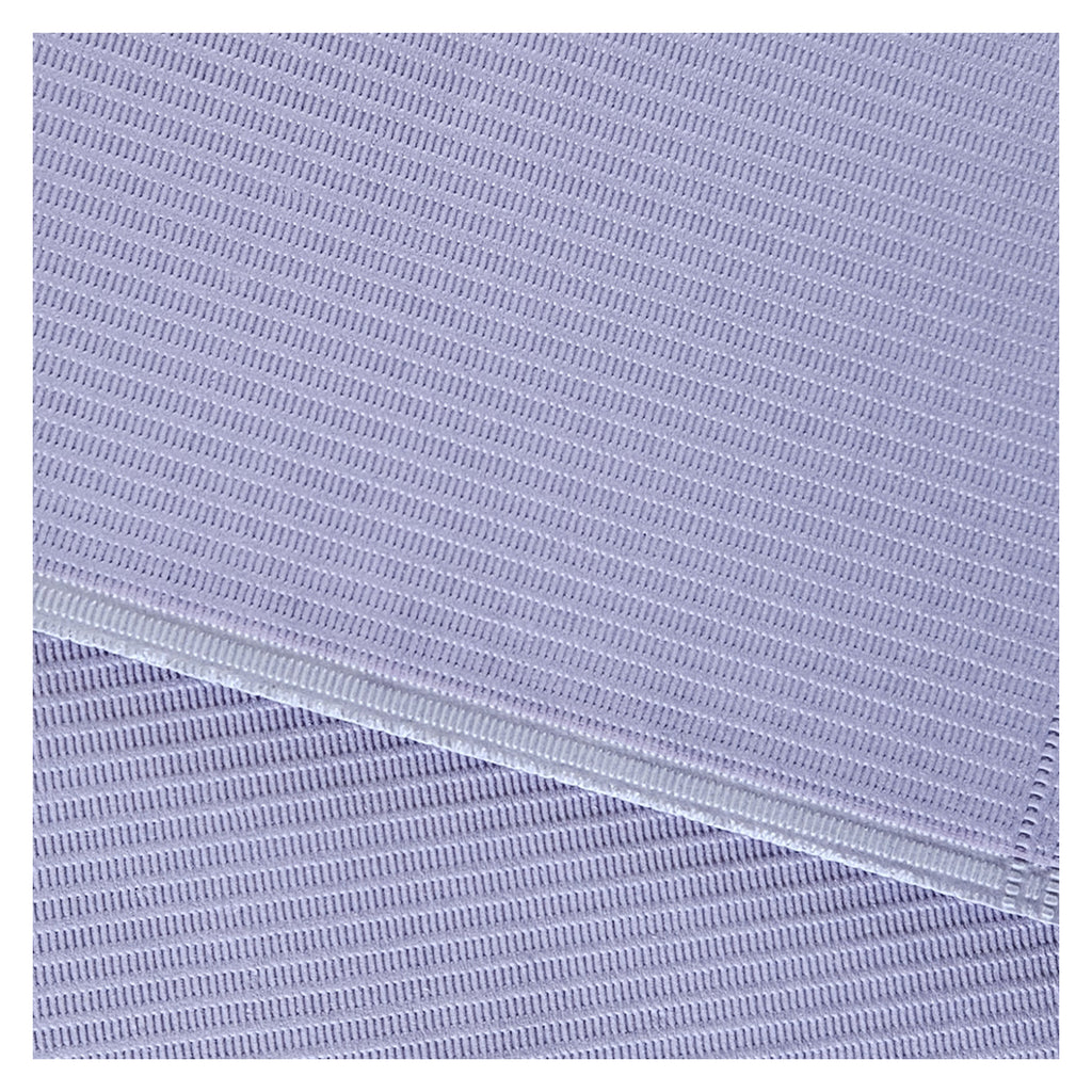 Aurelia dental bibs, lavender, layered close-up of two stacked bibs