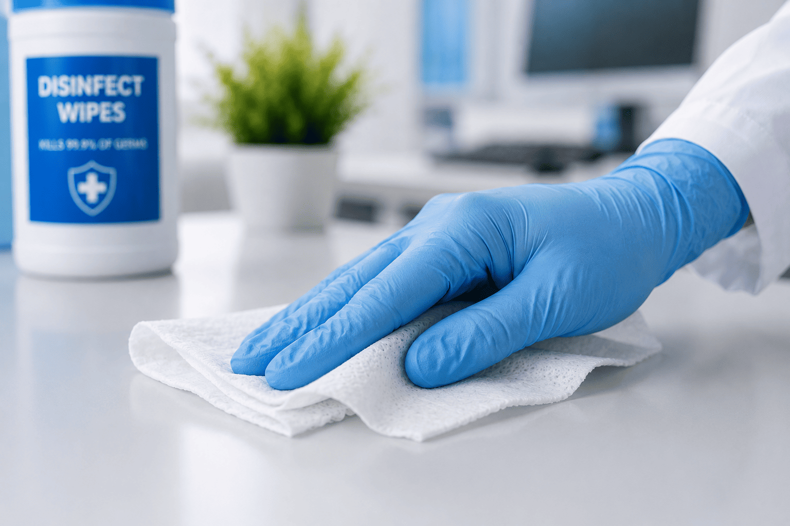 CliniEco Medical Disinfectant Wipes — Hospital Grade, 160-Pack