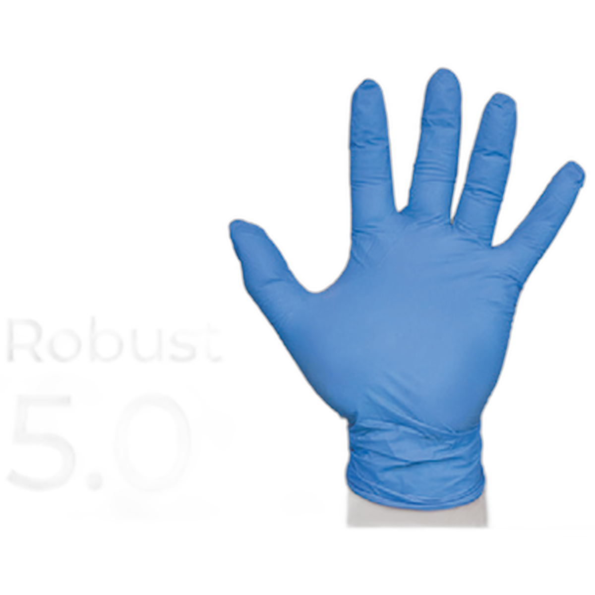 Aurelia by Supermax — Aurelia Nitrile Examination Gloves — Robust 5.0 mil, Powder-Free, Fully Textured, 100 Count (CliniEco Medical authorized distributor)