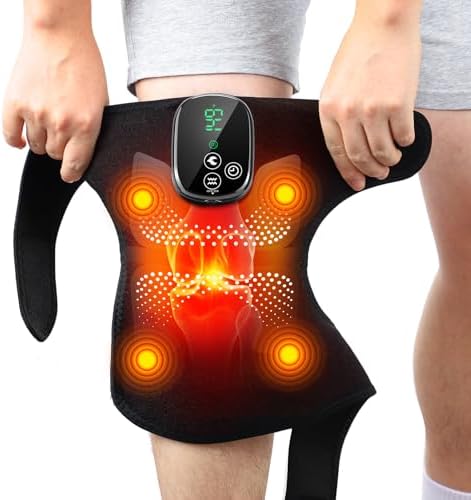 EcoSource Knee Massager — Red Light Therapy + Vibration + He