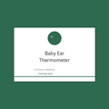 EcoSource Baby Ear Thermometer — digital infrared thermometer for Canadian families