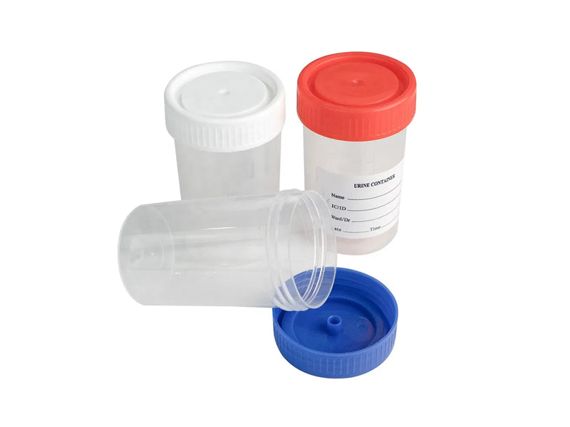 CliniEco Specimen Cups - Graduated, Leak-Proof, 90 mL, 100 Pcs