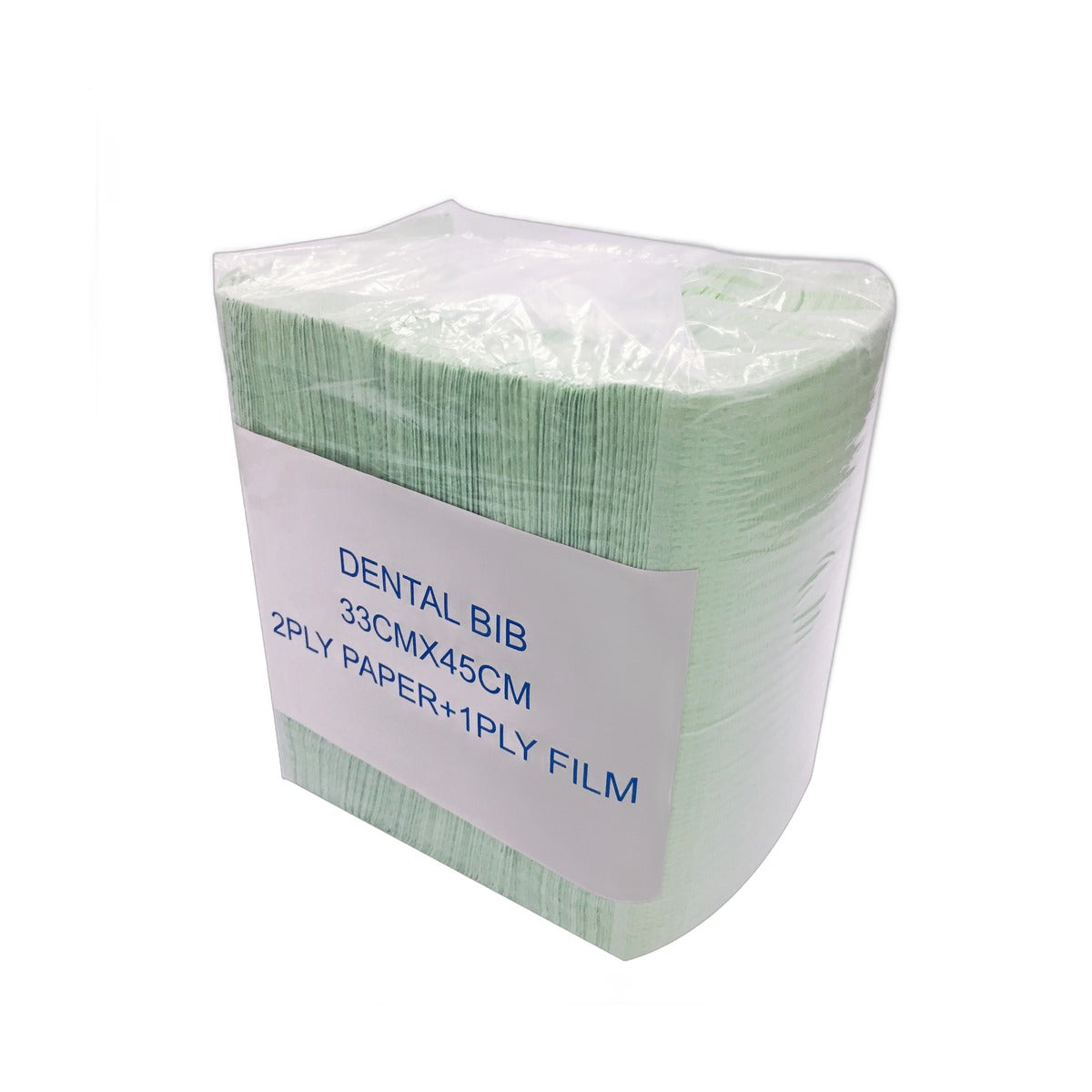 CliniEco Medical Dental Bibs — 3-Layer Paper+PE, 500-Pack — additional view