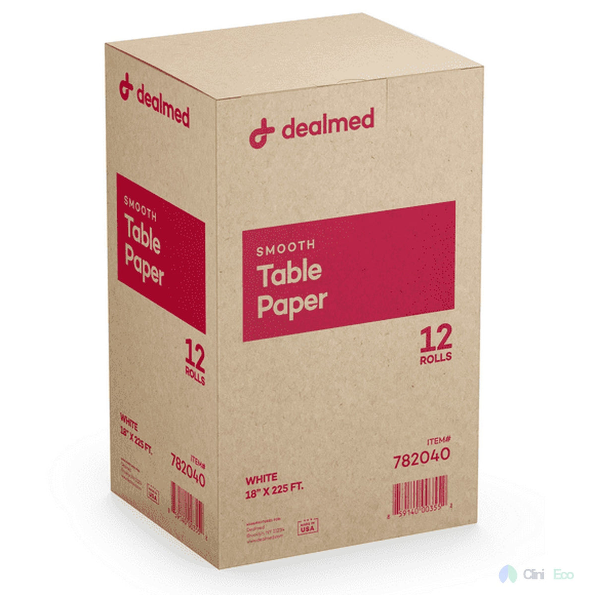 CliniEco Medical Exam Table Roll — Pre-Perforated Bulk Roll, 18-inch — additional view