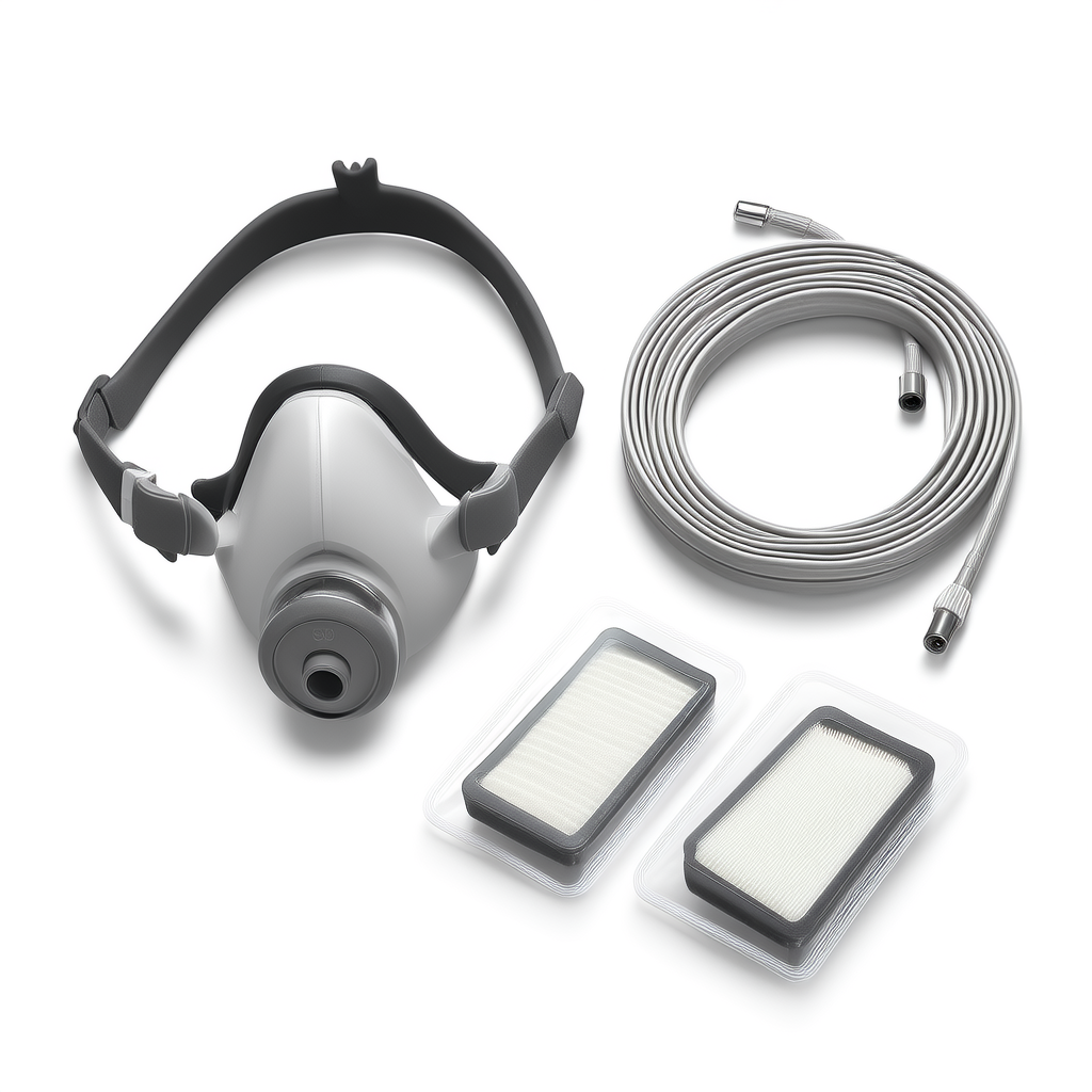 CliniEco CPAP Accessories Pack — Mask, Tubing & Filter Kit