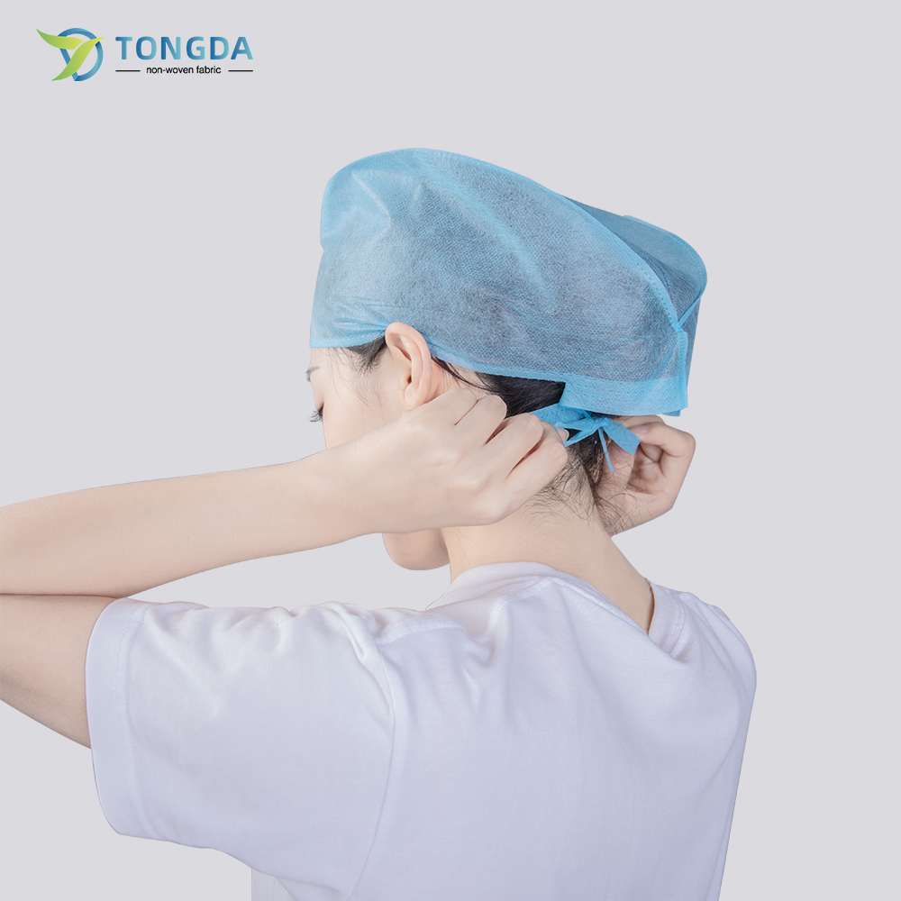 CliniEco Medical Bouffant Caps — 24-inch, Non-Woven, 100-Pack — additional view