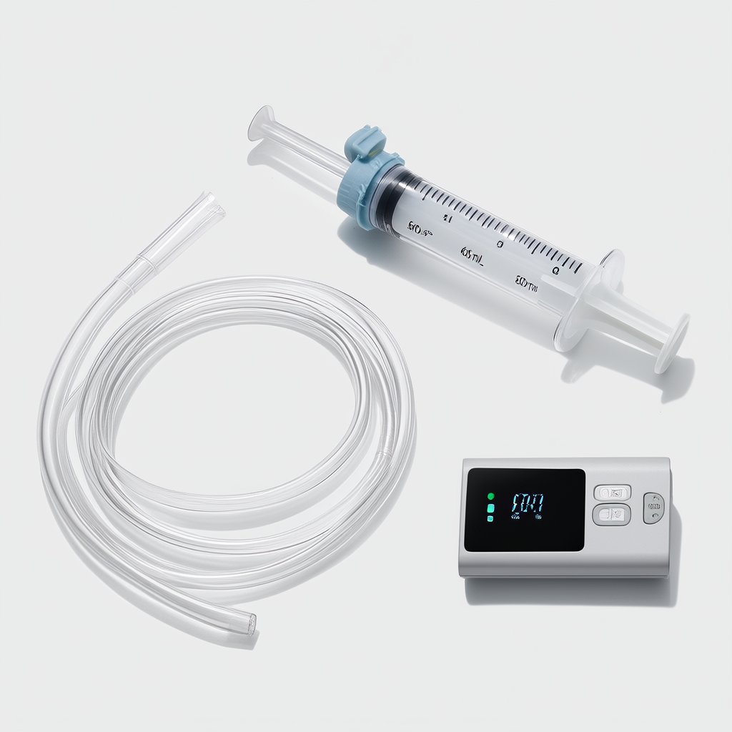 CliniEco Enteral Nutrition Accessories — Feeding Tube, Syringe & Pump Set