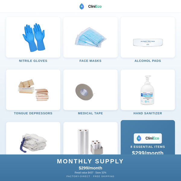 CliniEco Essentials Monthly Supply — $299/month