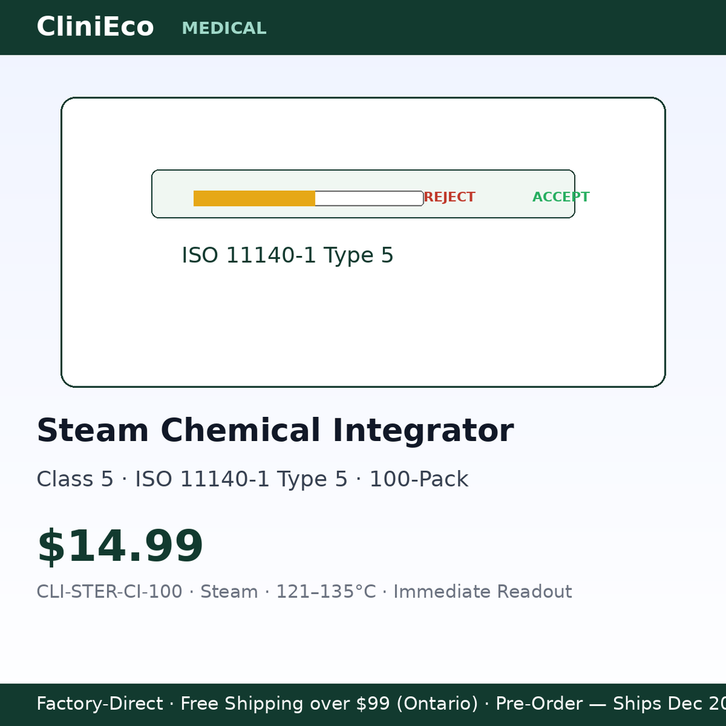 CliniEco Sterilization Compliance Assistant Kit — Complete Dental Sterilization Bundle