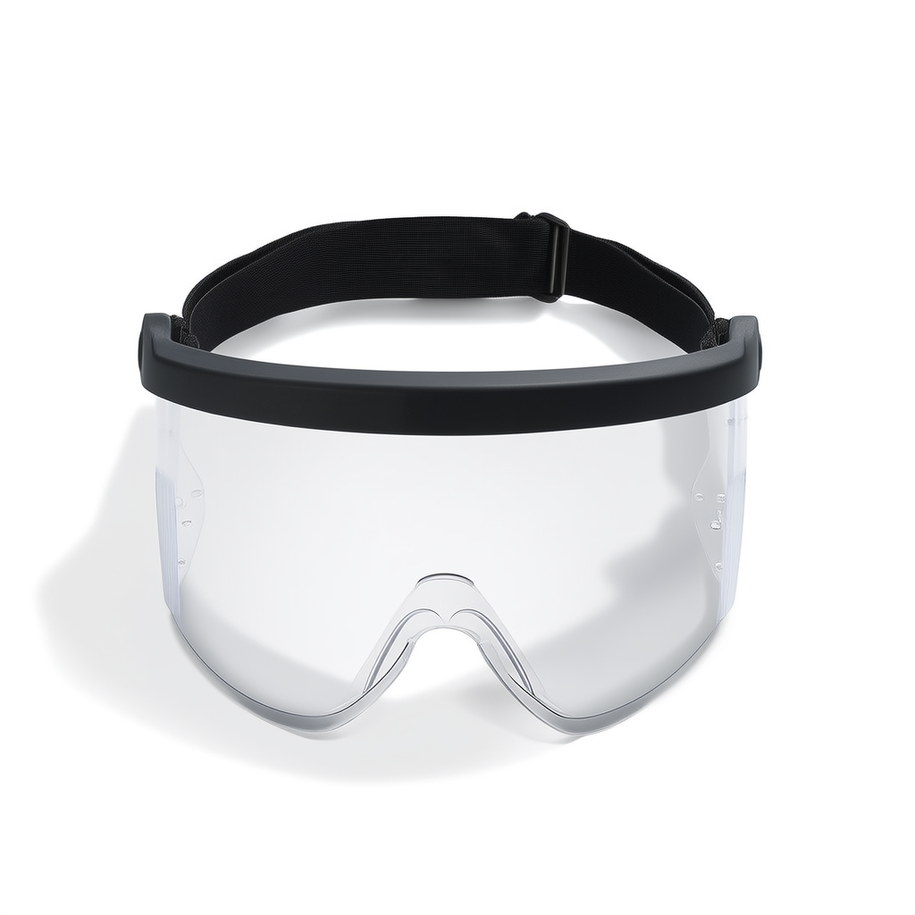 CliniEco Medical Face Shield — Anti-Fog PET, Individually Wrapped, 24-Pack