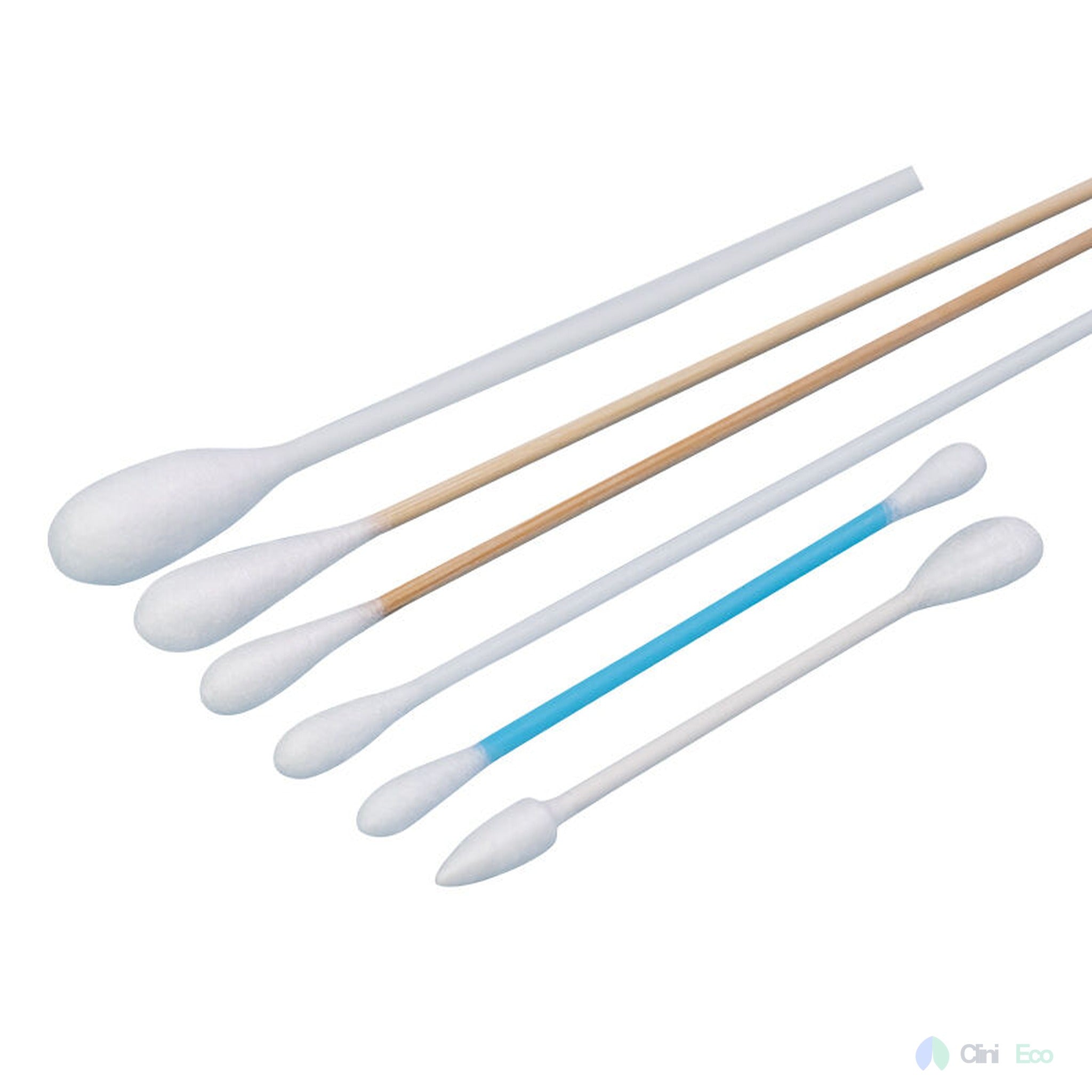CliniEco Medical Cotton Swabs — Sterile Individually Wrapped, 200-Pack